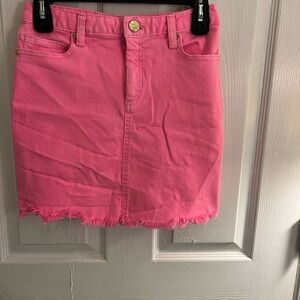 Lilly Pulitzer Vibrant Pink Mini Skirt